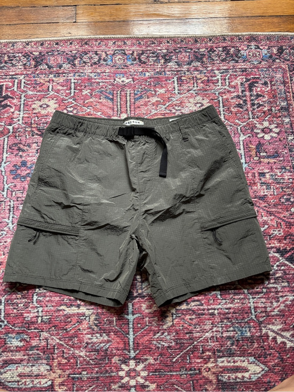 PacSun Gray Nylon Shorts